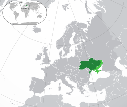 أوكرانيا بالأخضر القاتم