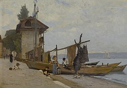 François Bocion, Le Port de Tourronde.