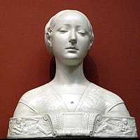 フランチェスコ・ラウラーナ作、女性の胸像（鋳造）