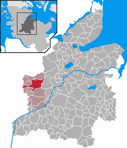 Läget för kommunen Hohn i Kreis Rendsburg-Eckernförde