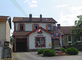 The town hall in Le Mont