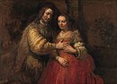 『ユダヤの花嫁（イサクとリベカ）』1667年 アムステルダム国立美術館所蔵