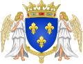 شعار "فرنسا الحديثة"، ثم اضفت طوق وسام القديس ميخائيل عليه في أسفل، واستخدم من 1469 حتى 1515.