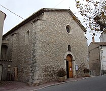 Église de Saint-Paul-en-Forêt : façade.