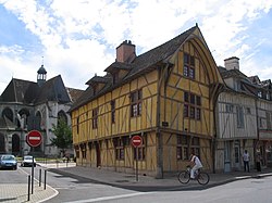 Gamle hus i Troyes