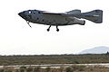 SpaceShipOne landing after its June 21, 2004 space flight (Flight 15P)