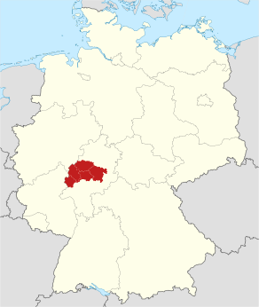 административный округ Гисен на карте