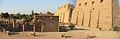 Pogled na prvi pilon Amon-Rajevega templja v Karnaku