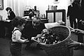 Image 60President Lyndon B. Johnson with a basket of puppies in 1966 (from Puppy)