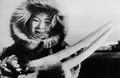 Image 10A Siberian Yupik woman holding walrus tusks (from Indigenous peoples of Siberia)