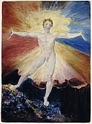 La danza de Albión (Día de alegría) (1794-1796), de William Blake, Museo Fitzwilliam, Cambridge.