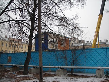 Строительство (со стороны Пионерской площади), 7 ноября 2007 года