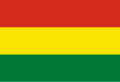 Гражданский флаг Боливии (отличается отсутствием герба)