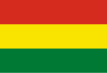 Drapeau civil de la Bolivie