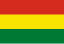 Estado Plurinacional de Bolivia (ES) 多民族玻利维亚国 (CN) – Bandiera