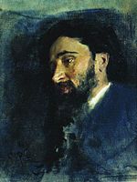 Ritratto dello scrittore Vsevolod Garshin (1883).