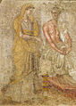 Image 62Hellenistic Greek terracotta funerary wall painting, 3rd century BC (from History of painting)