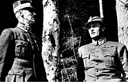 Haakon VII ja kruununprinssi Olavi Moldessa huhtikuussa 1940. Kuvan otti Per Bratland.