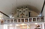 Orgelfasad i Rystads kyrka.