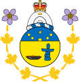 La insignia para el Comisionado de Nunavut