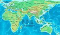 The world in 900 CE and the location of Tondo.