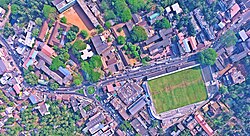 An aerial view of Downhill, Malappuram (Photographed in 2016)