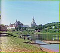 聖ボリスとグレブ修道院 (1785 - 96, 1894)：1910年代セルゲイ・プロクジン＝ゴルスキー撮影
