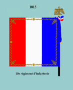 Drapeau modèle de 1815 (revers)