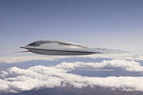 B-21 (AF 0001) на лётных испытаниях, 2024 г.