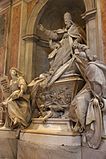 Надгробие папы Григория XIII. 1715–1723. Скульптор К. Рускони