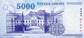 5000 Forint Rückseite