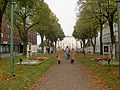 Kunst i Mariestad. Nya torget og Stadshotellet i baggrunden