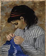 Lise'n gwnïo, 1866 Amgueddfa Gelf Dallas