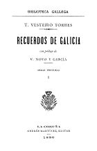 Recuerdos de Galicia, 1896, edición póstuma.