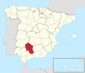 Kart over Córdoba