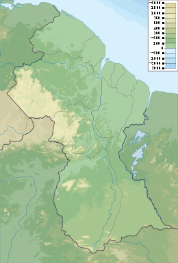 Mappa di localizzazione: Guyana