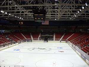 Der Innenraum der Herb Brooks Arena