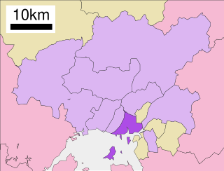 南区 (広島市)位置図