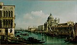 Вид Гранд-канала и Таможни в Венеции. Ок. 1743 г. Холст, масло. Центр Гетти, Лос-Анджелес