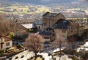 Panoramica del castello di Chianocco
