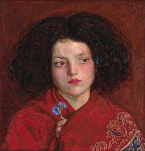 The Irish Girl, Ford Madox Brown, 1860.