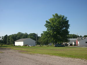 The site of the former Erie Railroad depot site in Leiters Ford