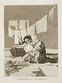 Capricho No. 25: Si quebró el cántaro (Si è rotta la brocca)