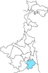 Distretto dei 24 Pargana Sud – Mappa