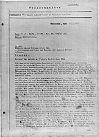 Strona 39 z Raportu Stroopa opisująca akcje bojowe z getta w dniu 27 kwietnia 1943 roku