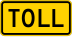 Toll plate yellow.svg