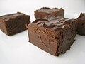 Veganistische chocoladefudge