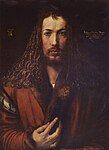 Albrecht Dürer, självporträtt, 1500