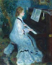 Pierre-Auguste Renoir, Jeune fille au piano (1875)