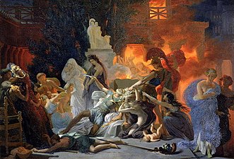 Priamova smrt (1817) Angers.